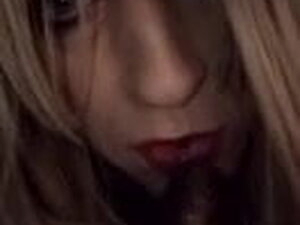 French tranny fetish latex rubber salope a sperme facial