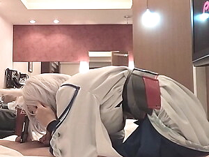 Blowjob by Japanese crossdresser b04