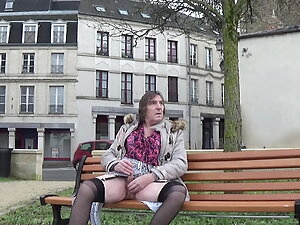 transgender travesti sounding urethral  outdoor road 6b