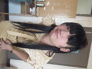 FN024  I love wearing the teacher's dress the most.
