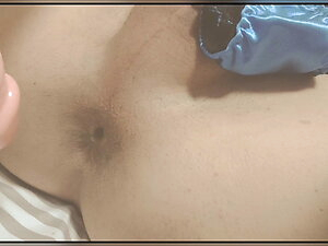 Dildo goes in and out.