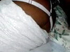 Lananegra cdzinha (black crossdresser) getting fucked by BBC