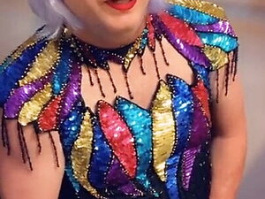 Prom dress jerking and cum Pantyluvn sissy
