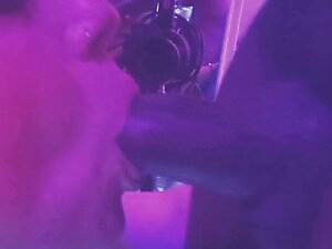 Shemale starblackloves sucking bbc between scene !