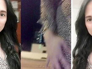 beautifull ladyboy masturbate and show her cock in public