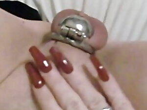 My little clit in small cage