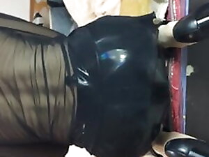 Just Watch how her Semen is Dripping out of her Cock
