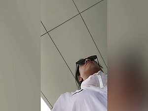 walking in public show cock by shemale