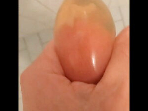 Erika Oak Pisses In A Latex Condom