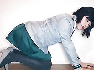 Tgirl brat peeing